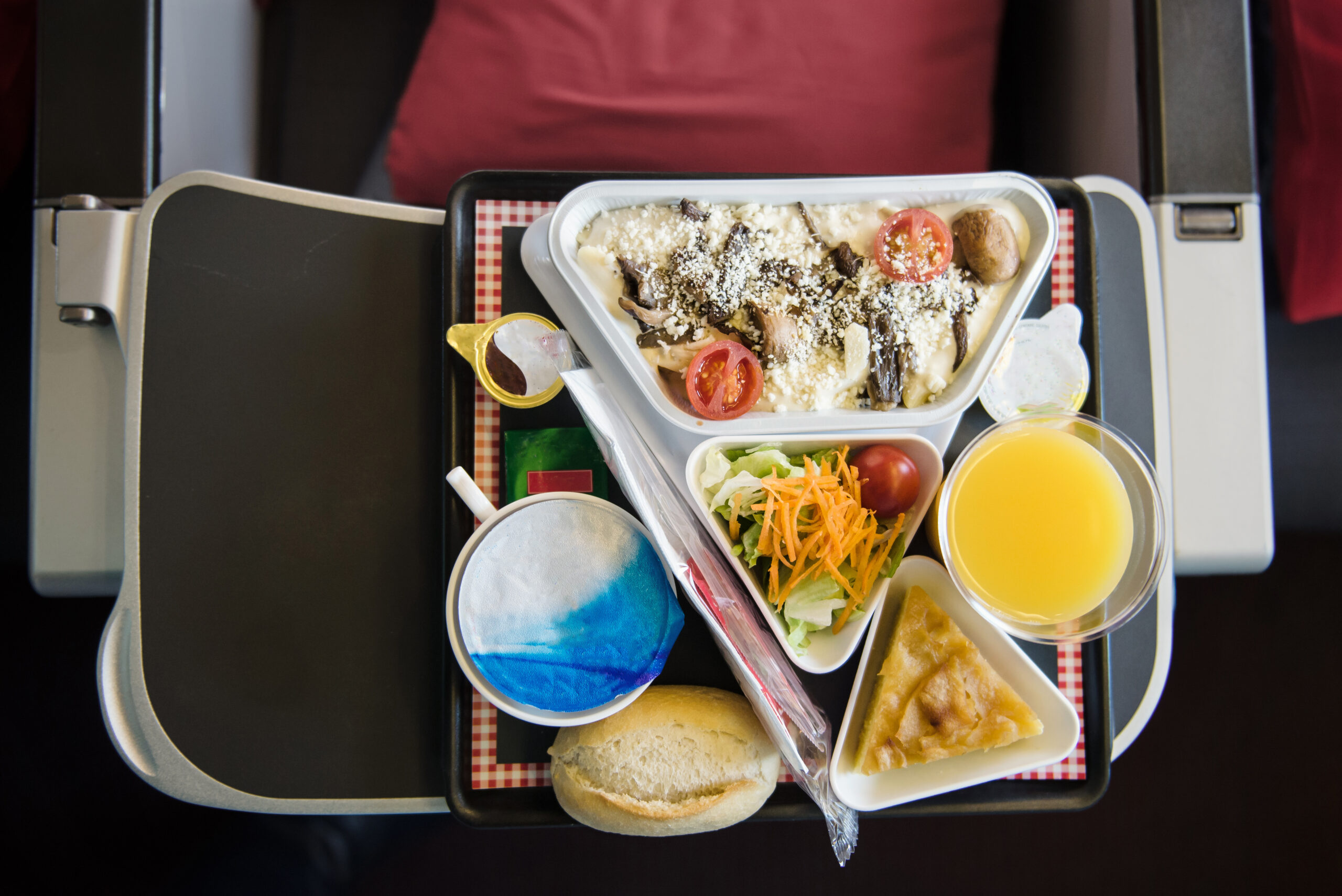 Food served in sustainable serviceware for airlines | RMT Global Partners