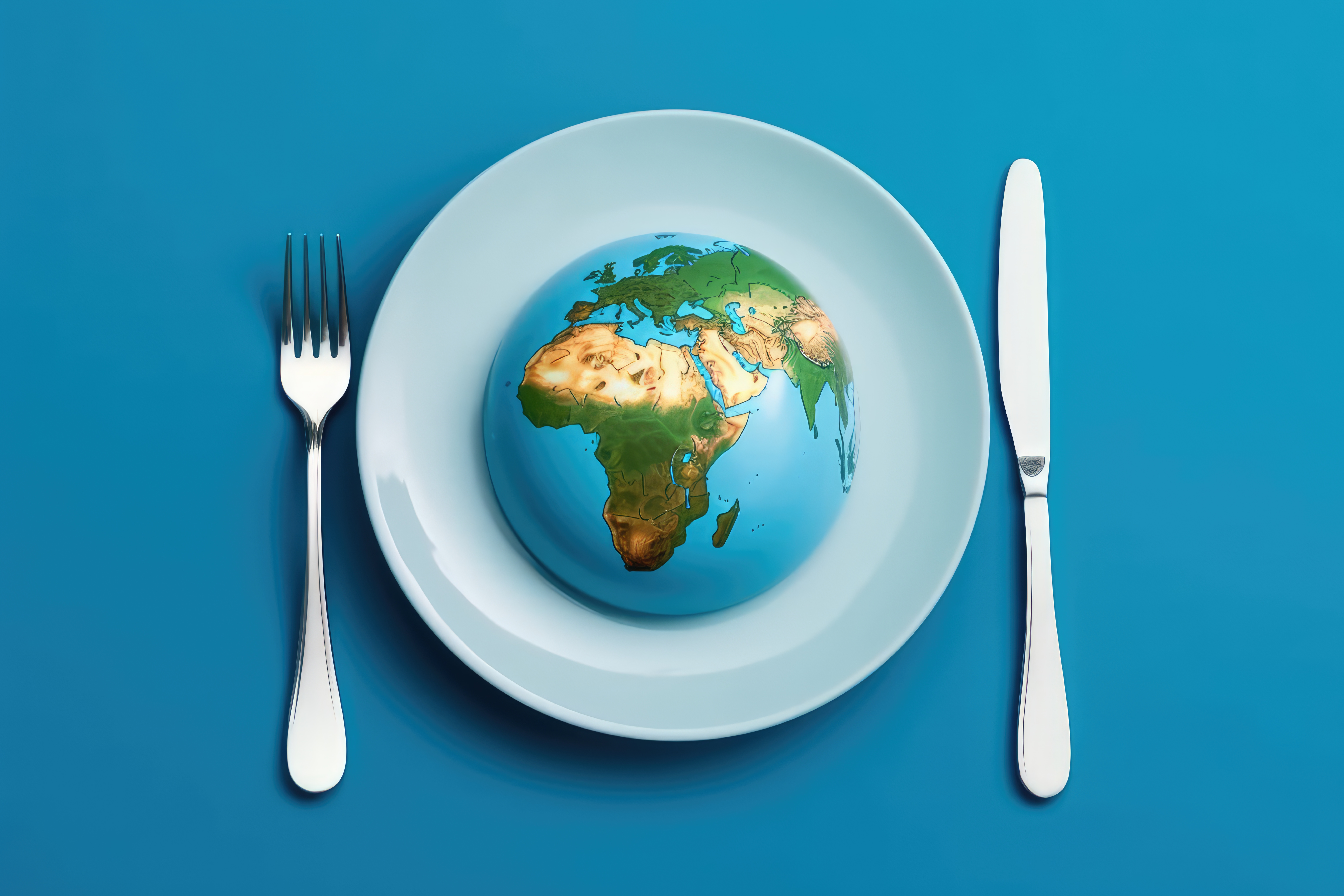 The Globe served on a plate signifying sustainable travel services | RMT Global Partners